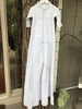 Estate Collection Christening Gown - Antique w/ Pin Tucks & Ayrshire Lace (1880s)