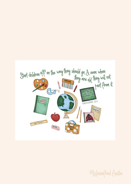 Notecard Set - School Notecard Set