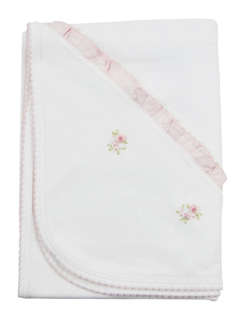 Blanket - Pima Cotton Flower Bouquet Baby Blanket