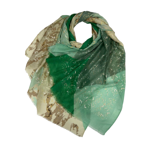Scarves - Stone Wall Marble Printed Scarf