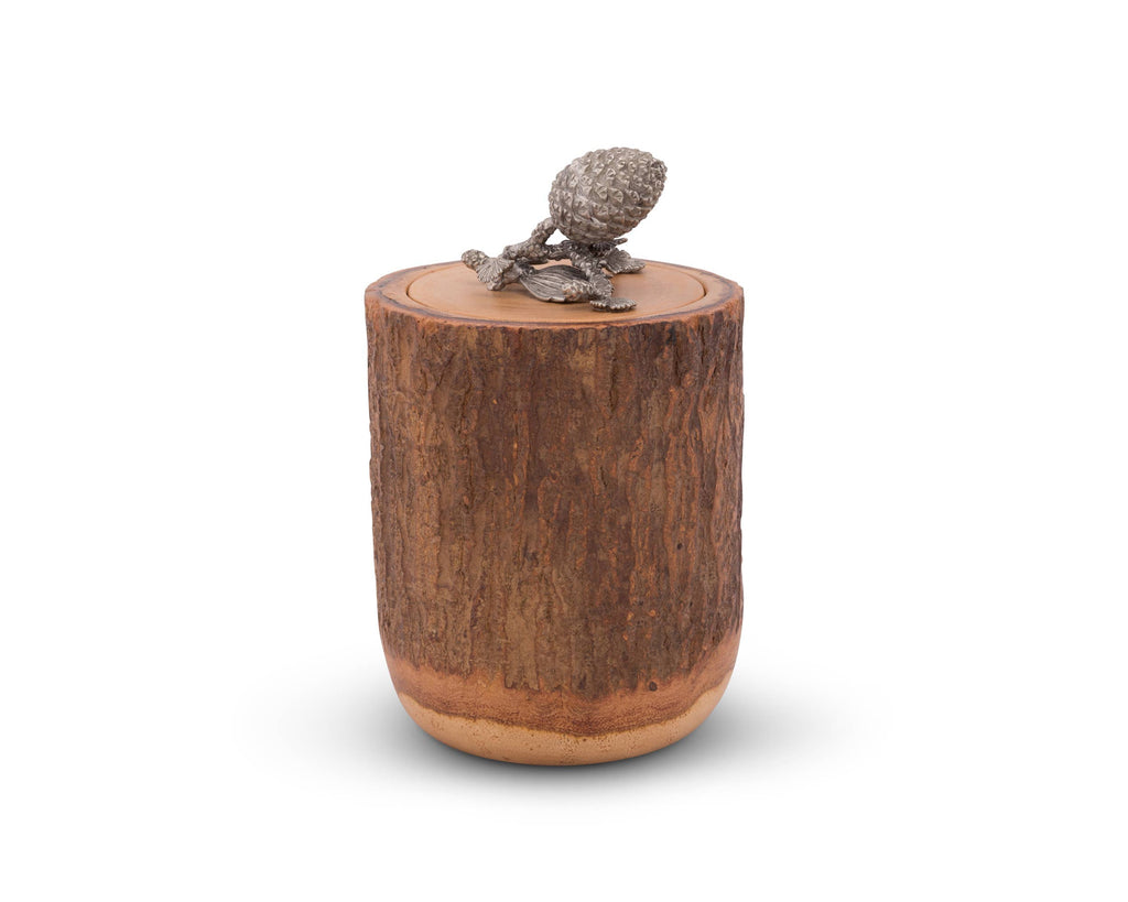 Vagabond House - Pine Cone Wood Canister