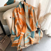 Wrap - Orange / Turq Dressage Reversible Wrap – Artisan Shawl