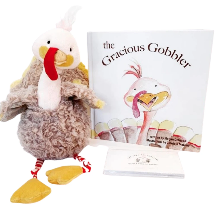 Gracious Gobbler Bundle: Children's Book, Plush and Cards