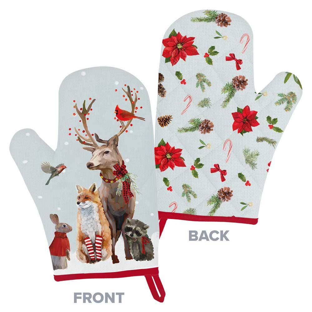 Oven Mitt -  Christmas Bunch Oven Mitt