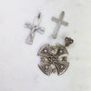 Estate Collection Sterling Silver Cross Pendant