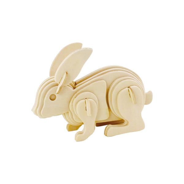 Puzzle - 3D Wooden Puzzles: Rabbit