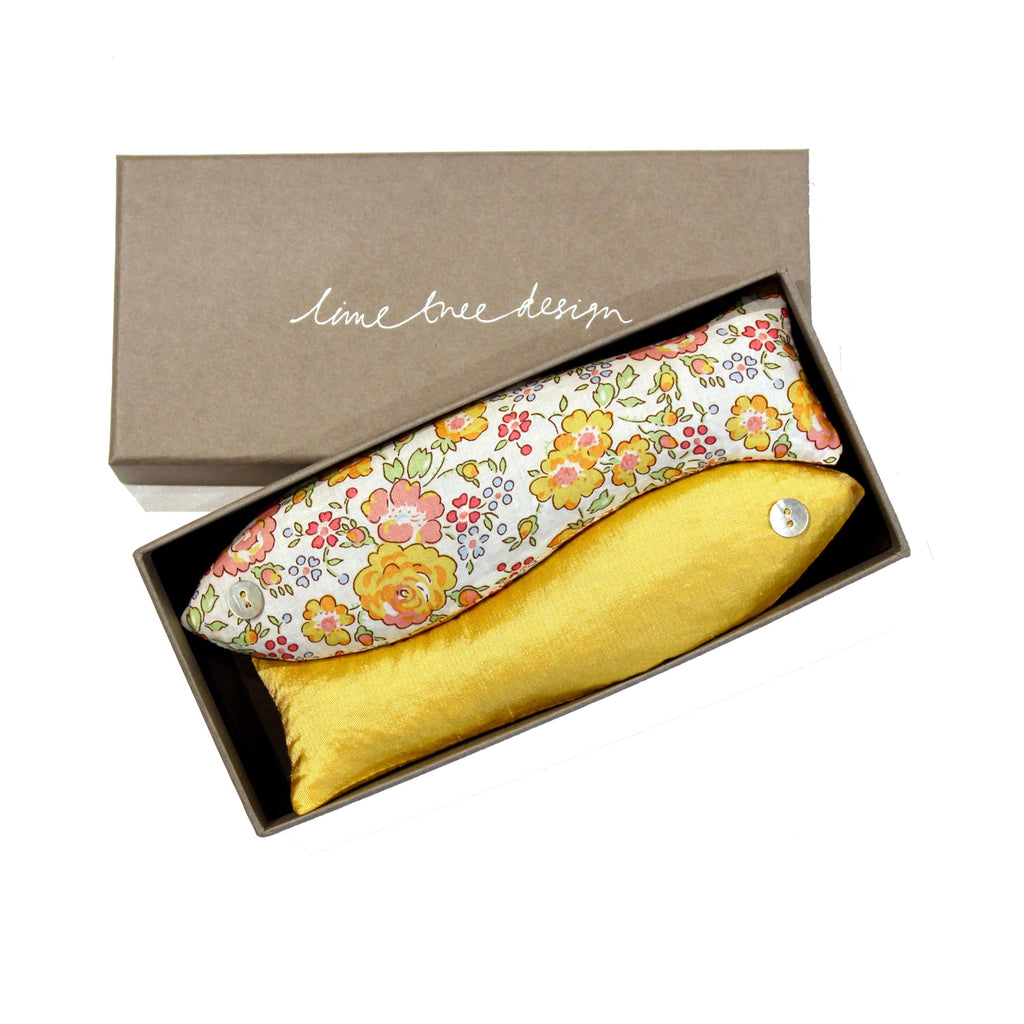 Sachets - Box of 2 lavender fish - Goldfish made with Liberty Fabric