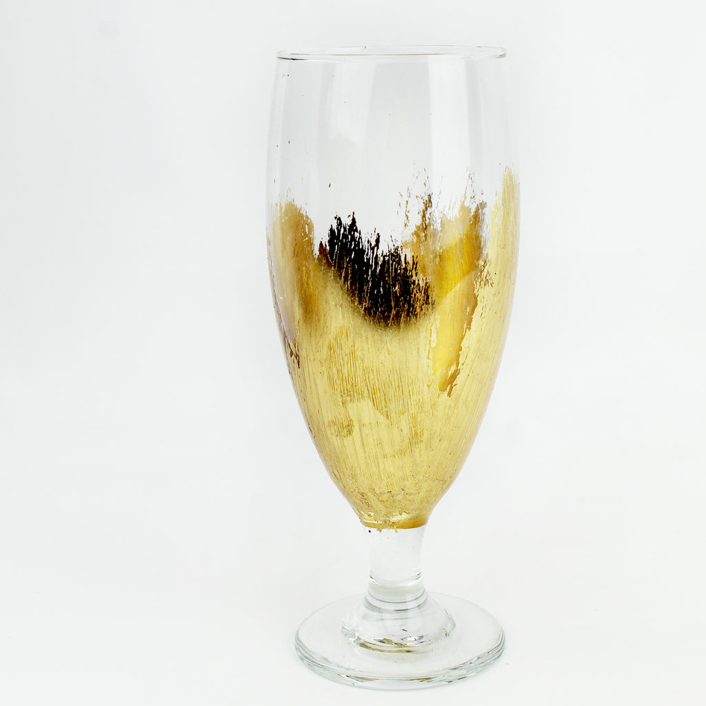 Glassware - Gold Leaf Pilsner/Water Glass
