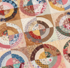 Estate Collection Handcrafted Pieced Bulls Eye Quilt Top