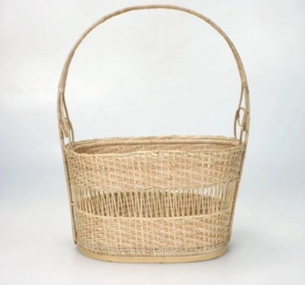 Bamboo Basket with Handle