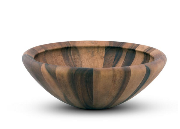 Arthur Court - Bowl - Salinas Style Wooden Acacia Large Salad Bowl