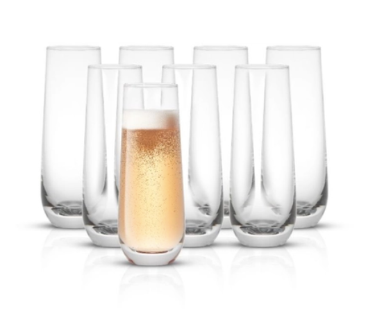 Milo Champagne Glasses Set of 8