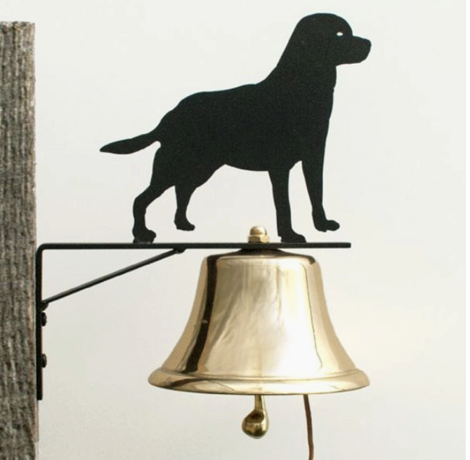 Bells - Patio Bell W/Dog Silhouette Bracket
