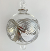 Handblown Glass Ornaments  - Silver Garland