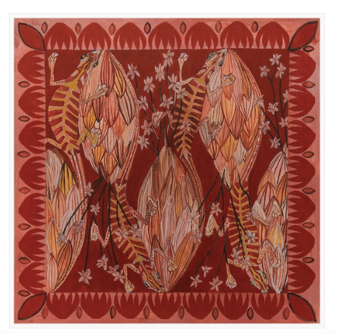 Scarf - Aloe and Gecko Silk