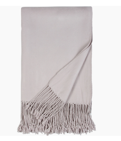 Throw - Luxxe Fringe Throw - Several colors to Choose From