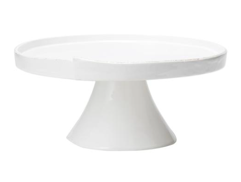 Vietri - Lastra White Cake Stand