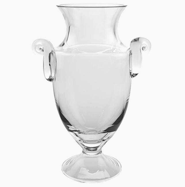 Champion European Mouth Blown Trophy Vase