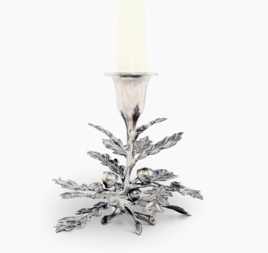 Vagabond House - Oak Leaf Candlestick