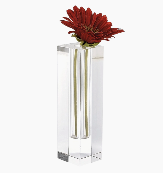 Donovan Handcrafted Square Optical Crystal Vase