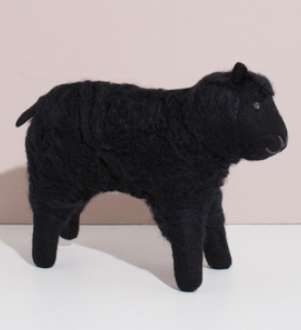 Hand Felted Black Sheep