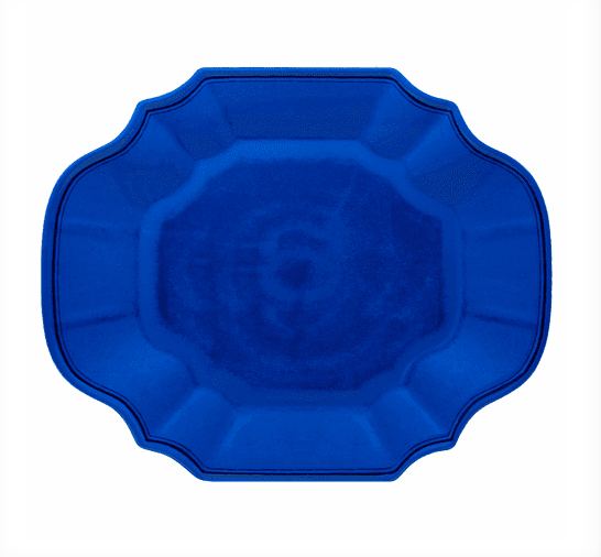 Melamine - Terra Dark Blue - Oval Platter