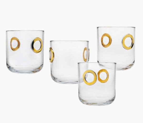 Nico Crystal Glasses - Set of Four