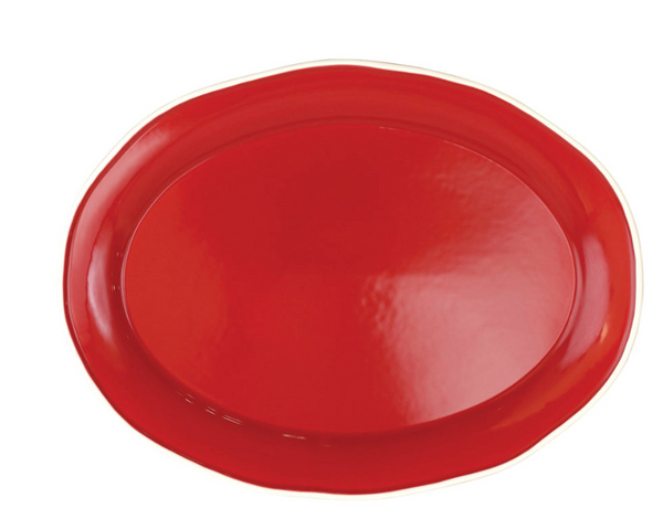 Vietri - Chroma Red Oval Platter