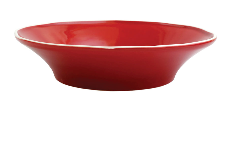 Vietri - Chroma Red Shallow Bowl