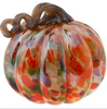 Pumpkins - Orange Confetti Glass