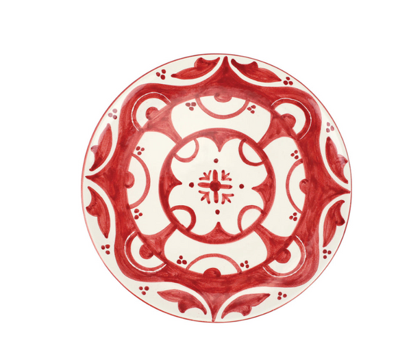 Vietri - Mosaico Red Round Platter