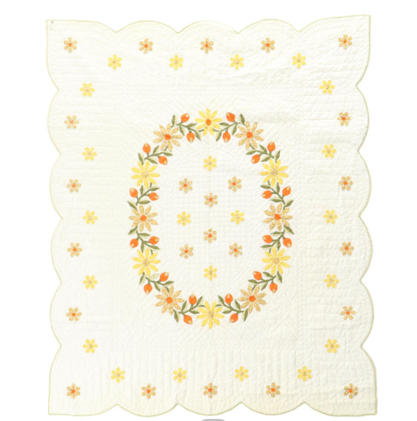 Estate Collection Quilt - Handmade Floral Quilt