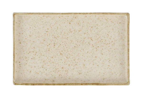 Vietri - Earth Eggshell Rectangular Tray