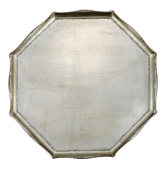Vietri - Florentine Wooden Platinum Octagonal Tray
