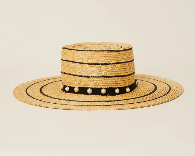Hat - Piper Stripe Pearl Hat