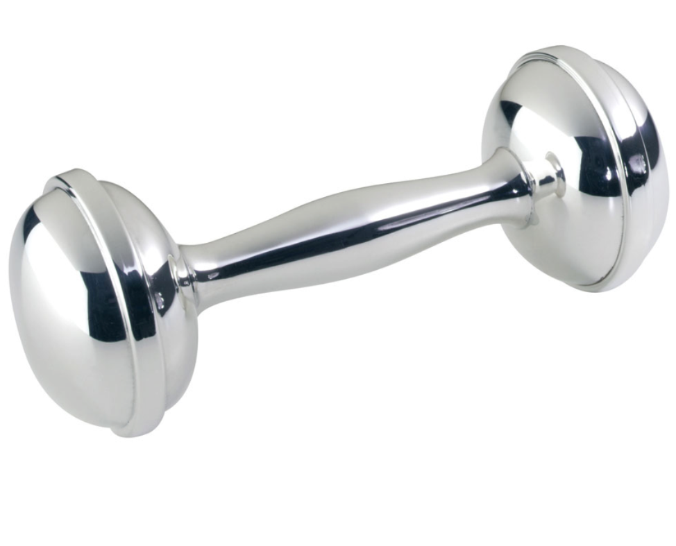 Rattle - Sterling Dumbbell Rattle