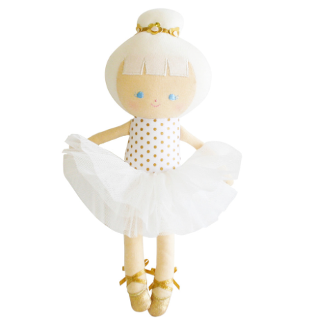 Baby Ballerina Doll in Gold Spot