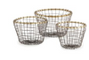 Basket - Yountville Round Wire Baskets