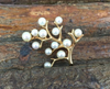 Estate Collection Brooch -  "Mikimoto" Cultured Pearl