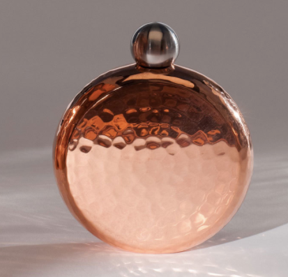Flask - Full Luna Hammered Copper Flask