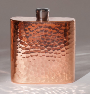 Flask - Grand Hip Hammered Copper Flask
