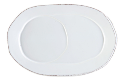 Vietri - Lastra White Oval Tray