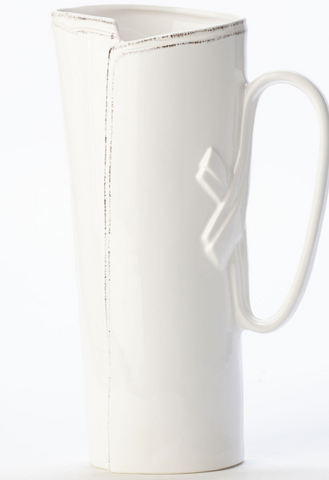 Vietri - Lastra White Tavern Pitcher