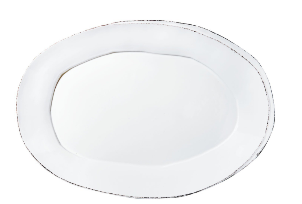 Vietri - Lastra White Oval Platter