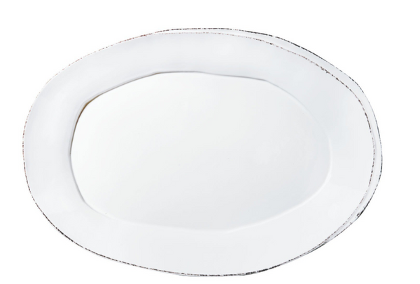 Vietri - Lastra White Oval Platter
