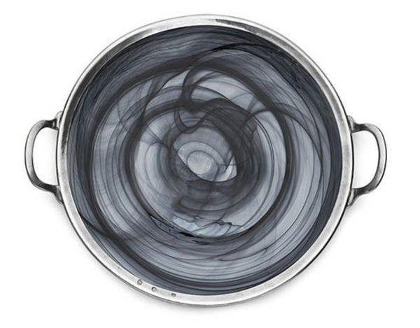 Volterra Nero Round Platter