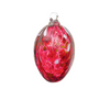 Handblown Glass Easter Eggs - Ruby Red