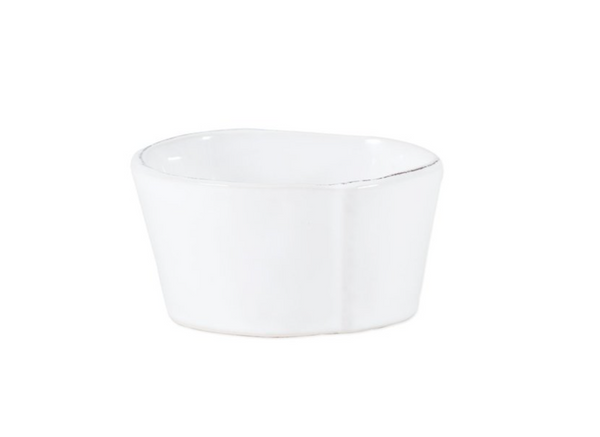 Vietri - Lastra White Condiment Bowl