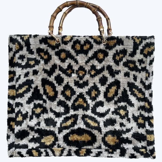 Tote - The Bamboo Harper Leopard Tote