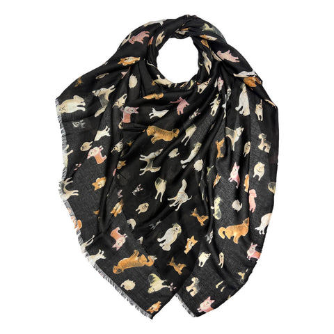 Scarf - Dog Print